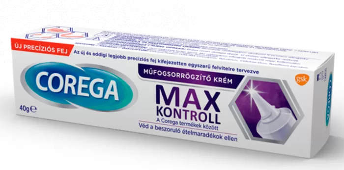 Winkler Lajos Gyógyszertár - Corega krém műfogsorrögzítő max kontroll 40g