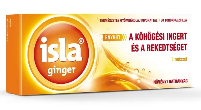 Winkler Lajos Gyógyszertár - Isla-ginger szopogató tabletta 30x