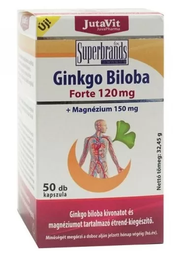 Winkler Lajos Gyógyszertár - Jutavit ginkgo 120mg+magnézium 150mg kapszula 50x