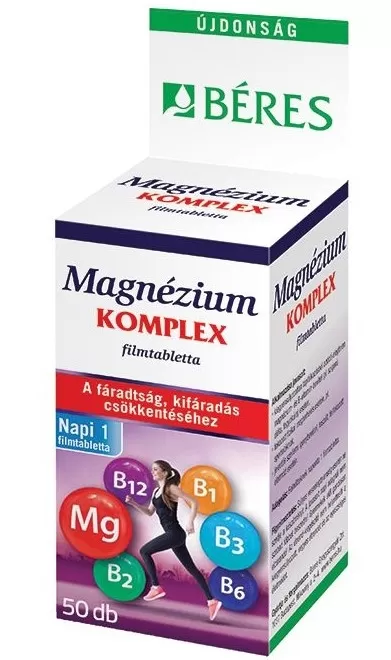 Winkler Lajos Gyógyszertár - Béres magnézium komplex filmtabletta 50x