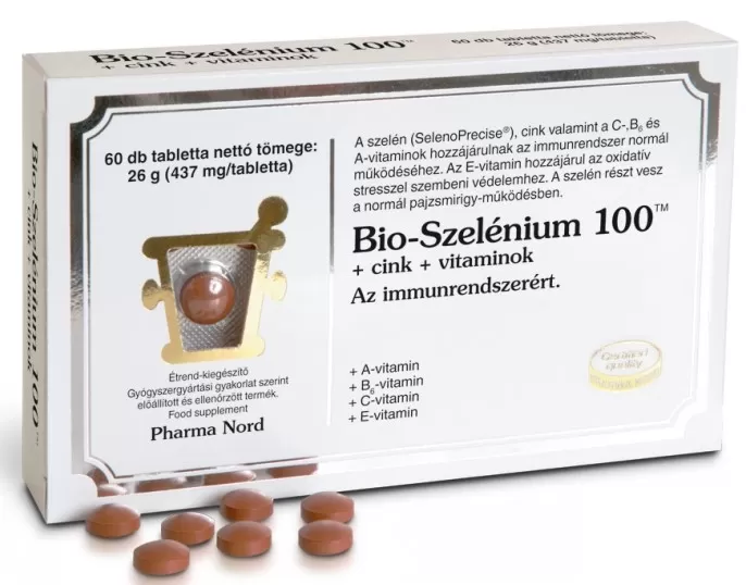 Winkler Lajos Gyógyszertár - Pharmanord bio-szelenium 100+zn+vitamin tabletta  60x
